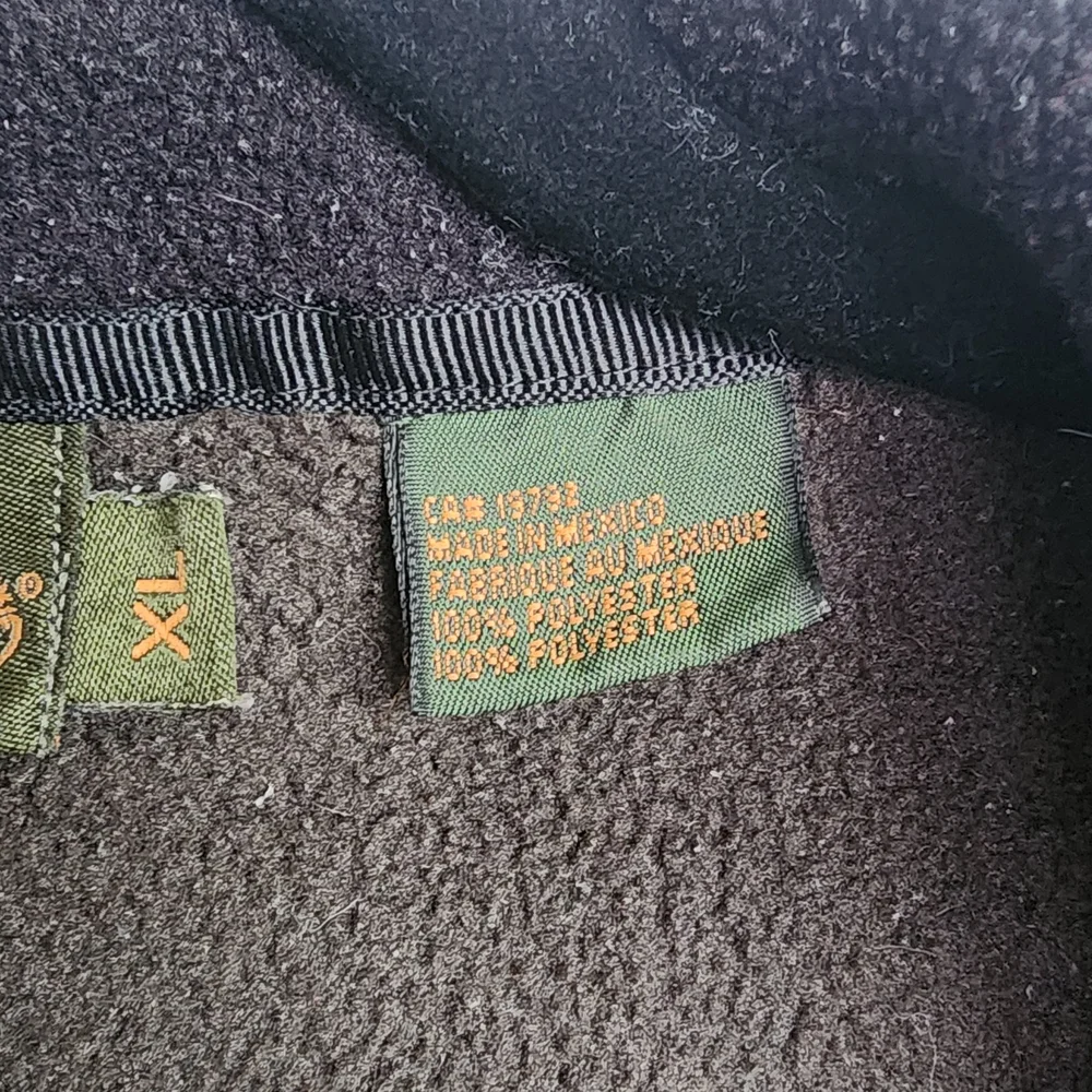 Timberland Size XL Polartec Fleece Vest Full Zip w/ Pockets Dark Forest Green - Picture 3 of 12